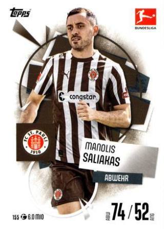 Manolis Saliakas – Match Attax Bundesliga 2025/26, Nr. 155