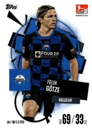 Felix Götze – Match Attax Bundesliga 2025/26, Nr. 301