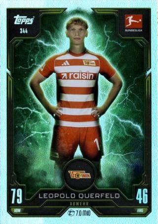Leopold Querfeld (1. FC Union Berlin) – Match Attax Bundesliga 2025/26, Nr. 344