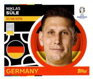 Niklas Süle – UEFA Euro 2024, Nr. GER9