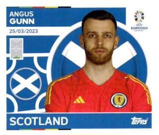 Angus Gunn – UEFA Euro 2024, Nr. SCO4