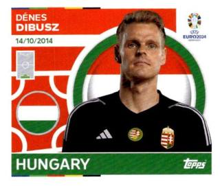 Dénes Dibusz – UEFA Euro 2024, no. HUN4