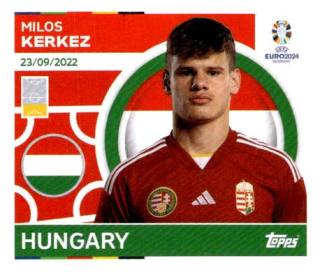 Milos Kerkez – UEFA Euro 2024, Nr. HUN7