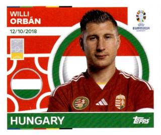 Willi Orbán – UEFA Euro 2024, Nr. HUN8