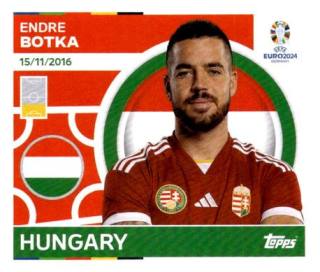 Endre Botka – UEFA Euro 2024, Nr. HUN9