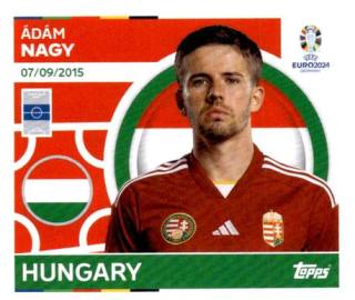 Ádám Nagy – UEFA Euro 2024, Nr. HUN12