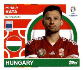 Mihály Kata – UEFA Euro 2024, no. HUN15