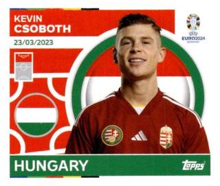 Kevin Csoboth – UEFA Euro 2024, n. HUN19