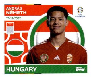 András Németh – UEFA Euro 2024, Nr. HUN20