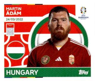 Ádám Martin – UEFA Euro 2024, Nr. HUN21