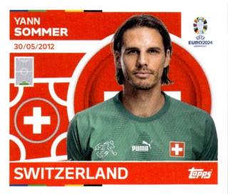 Yann Sommer – UEFA Euro 2024, Nr. SUI4