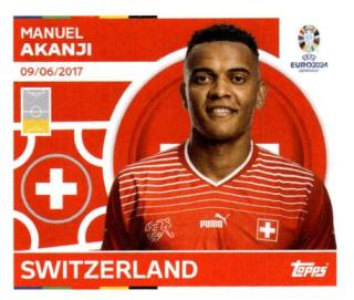 Manuel Akanji – UEFA Euro 2024, Nr. SUI6