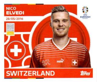 Nico Elvedi – UEFA Euro 2024, Nr. SUI8