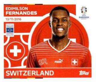Edimilson Fernandes – UEFA Euro 2024, Nr. SUI10