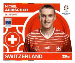 Michel Aebischer – UEFA Euro 2024, Nr. SUI11