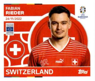 Fabian Rieder – UEFA Euro 2024, Nr. SUI14