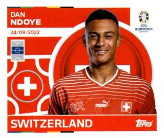 Dan Ndoye – UEFA Euro 2024, Nr. SUI17