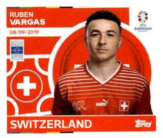 Rubén Vargas – UEFA Euro 2024, Nr. SUI18