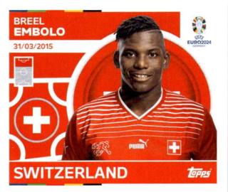 Breel Embolo – UEFA Euro 2024, Nr. SUI20