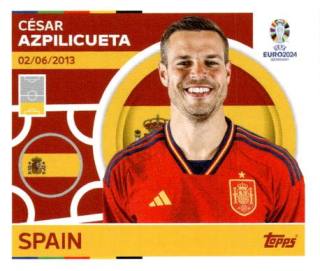 César Azpilicueta – UEFA Euro 2024, Nr. ESP5