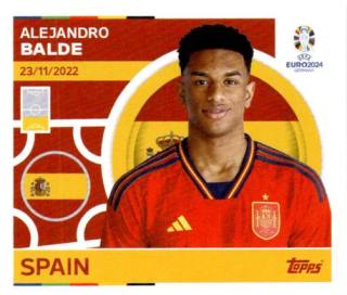 Alejandro Baldé – UEFA Euro 2024, Nr. ESP7