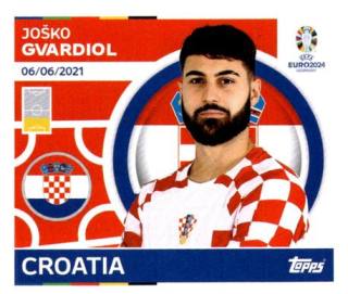 Joško Gvardiol – UEFA Euro 2024, Nr. CRO9