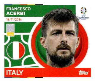 Francesco Acerbi – UEFA Euro 2024, Nr. ITA6