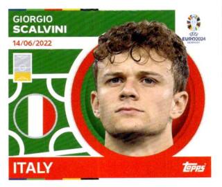 Giorgio Scalvini – UEFA Euro 2024, Nr. ITA8