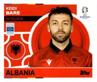 Keidi Bare – UEFA Euro 2024, Nr. ALB10
