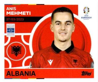 Anis Mehmeti – UEFA Euro 2024, Nr. ALB14