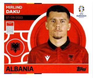 Mirlind Daku – UEFA Euro 2024, Nr. ALB20