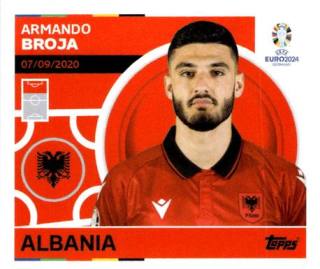 Armando Broja – UEFA Euro 2024, Nr. ALB21