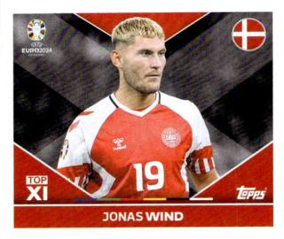 Jonas Wind – UEFA Euro 2024, Nr. DEN-TOP2