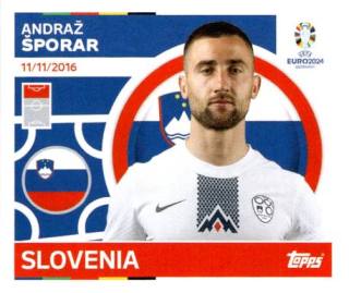Andraž Šporar – UEFA Euro 2024, Nr. SVN20
