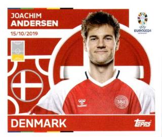 Joachim Christian Andersen – UEFA Euro 2024, Nr. DEN7