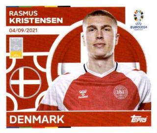 Rasmus Kristensen – UEFA Euro 2024, Nr. DEN8