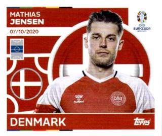 Mathias Jensen – UEFA Euro 2024, Nr. DEN10