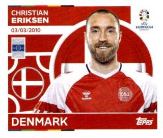 Christian Eriksen – UEFA Euro 2024, Nr. DEN13