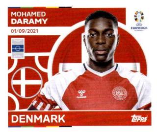 Mohamed Daramy – UEFA Euro 2024, Nr. DEN15