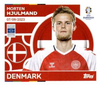 Morten Hjulmand – UEFA Euro 2024, Nr. DEN17