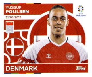 Yussuf Poulsen – UEFA Euro 2024, Nr. DEN20