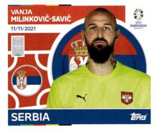 Vanja Milinković-Savić – UEFA Euro 2024, Nr. SRB4