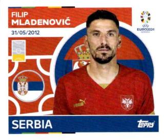 Filip Mladenović – UEFA Euro 2024, n° SRB6