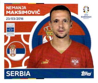 Nemanja Maksimović – UEFA Euro 2024, Nr. SRB11