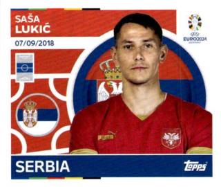Saša Lukić – UEFA Euro 2024, Nr. SRB13