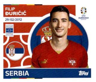 Filip Đuričić – UEFA Euro 2024, Nr. SRB16