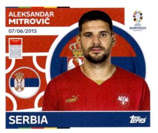 Aleksandar Mitrović – UEFA Euro 2024, Nr. SRB20