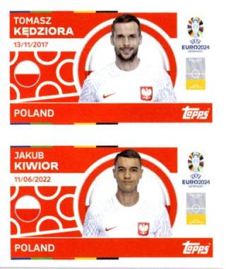 Tomasz Kędziora / Jakub Kiwior – UEFA Euro 2024, n. POL6-7