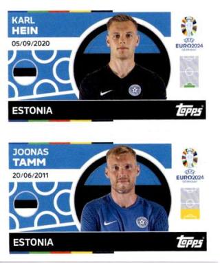 Karl Hein / Joonas Tamm – UEFA Euro 2024, n. EST2-3