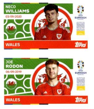 Neco Williams / Joe Rodon – UEFA Euro 2024, n. WAL4-5
